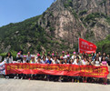 台州吉田化妆造型艺术学校师生天台琼台仙谷春游